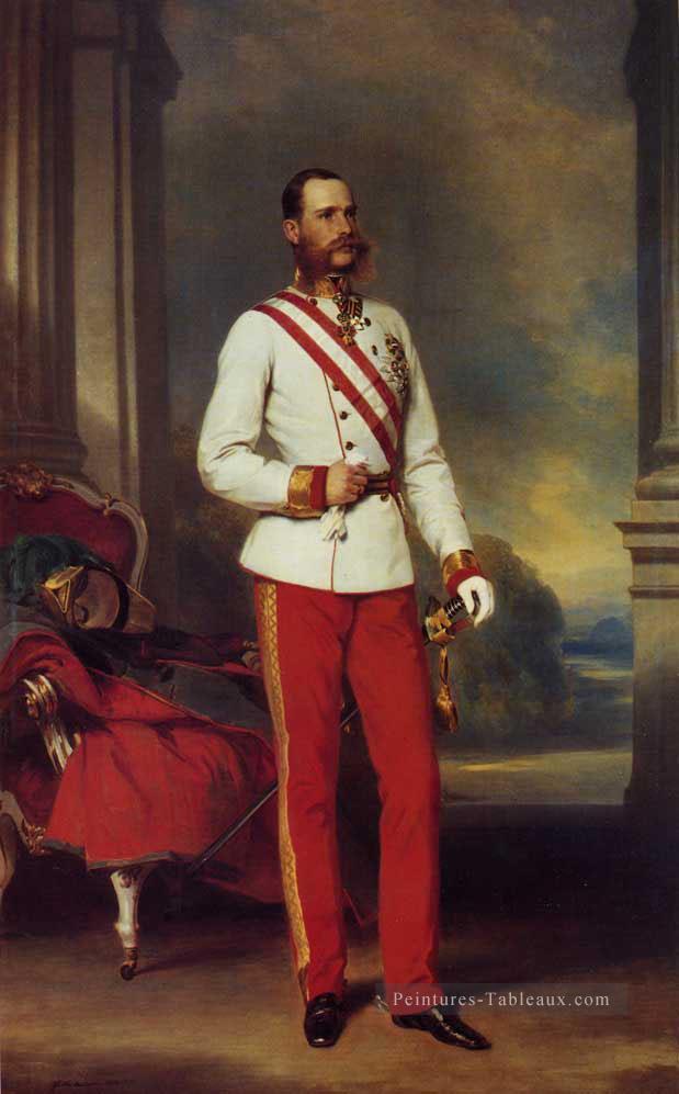 Franz Joseph I empereur d’Autriche portrait royauté Franz Xaver Winterhalter Peintures à l'huile
